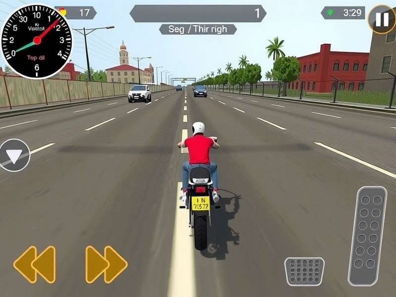 Auto Jugaad Speed Rush gameplay screenshot showing Indian street racing